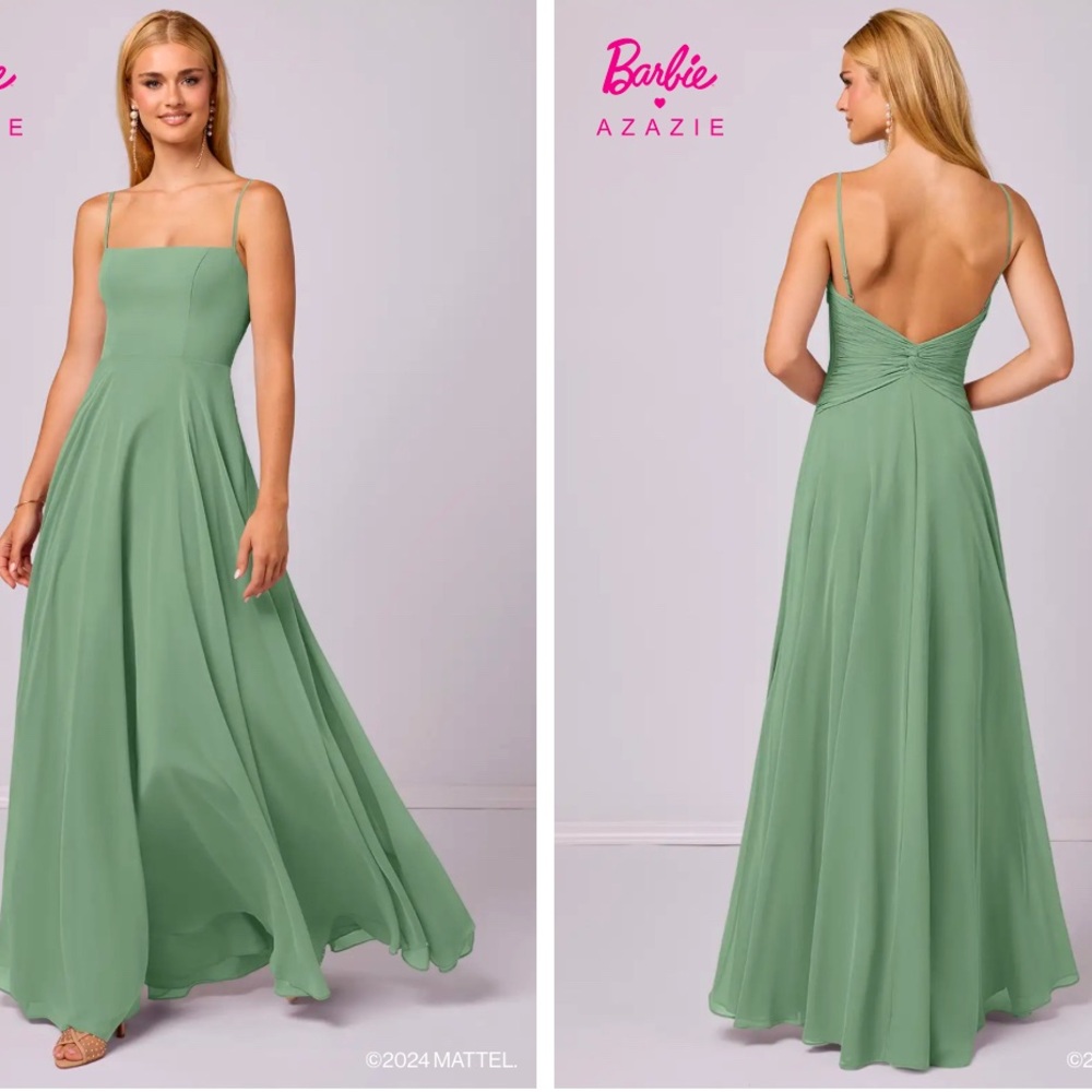 Azazie Barbie Collection Matcha Dress Size 4